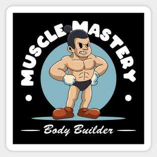 Muscle Mastery Mascot Sticker